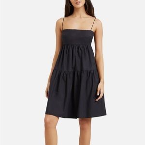 Modern Citizen Alondra Tiered Mini Dress - Black